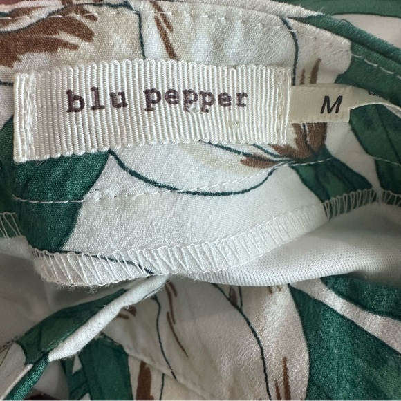 blu pepper tropical floral pants - Picture 2 of 6